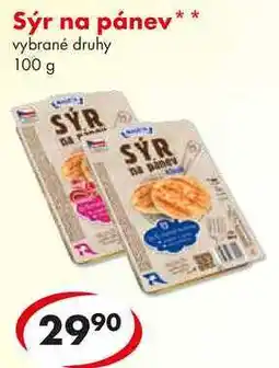 CBA Sýr na pánev, 100 g nabídka