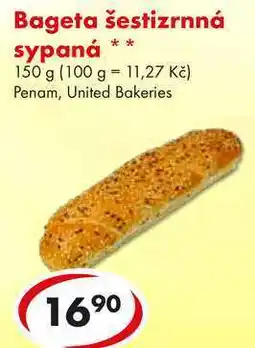 CBA Bageta šestizrnná sypaná, 150 g nabídka