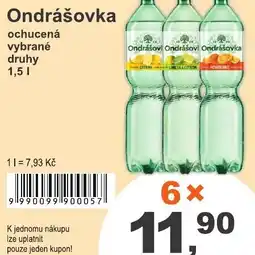 COOP DISKONT Ondrášovka ochucená nabídka