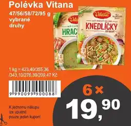 COOP DISKONT Polévka Vitana nabídka