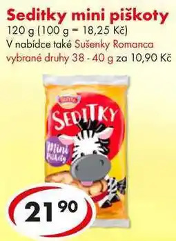 CBA Seditky mini piškoty, 120 g nabídka