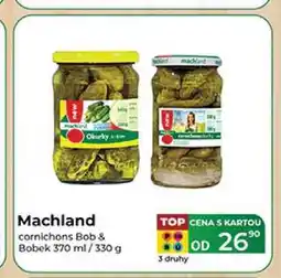 Tamda Foods Machland cornichons Bob & Bobek 370 ml/330 g nabídka
