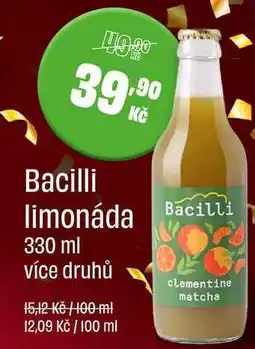 BonVeno Bacilli limonáda 330 ml nabídka
