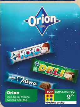 Tamda Foods Orion Deli, Koko, Milena tyčinka 32g, 35g nabídka