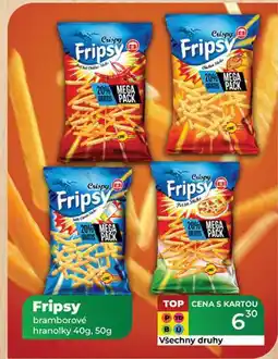 Tamda Foods Fripsy bramborové hranolky 40g, 50g nabídka