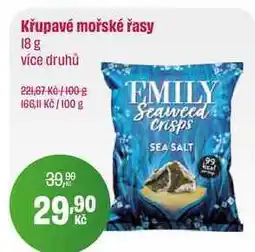 BonVeno Křupavé mořské řasy 18 g více druhů nabídka