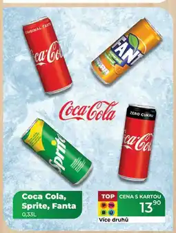 Tamda Foods Coca Cola, Sprite, Fanta 0,33 L nabídka