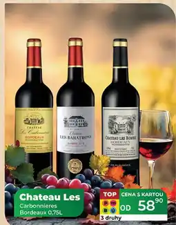 Tamda Foods Chateau Les Carbonnieres Bordeaux 0,75L nabídka