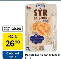 Tesco Madeta Sýr na pánev Klasik, 100 g nabídka