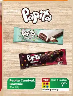 Tamda Foods Papita Carnival, Brownie 36g, 40g nabídka