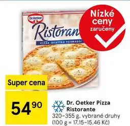 Tesco Dr. Oetker Pizza Ristorante, 320-355 g nabídka