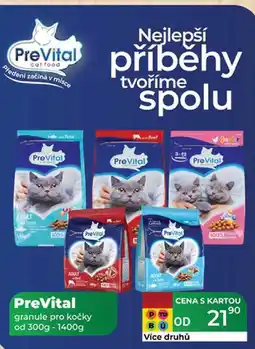 Tamda Foods PreVital granule pro kočky od 300g - 1400g nabídka
