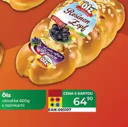 Tamda Foods Ölz vánočka 600g s rozinkami nabídka