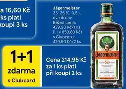 Tesco Jägermeister 33-35 %, 0.5 l nabídka