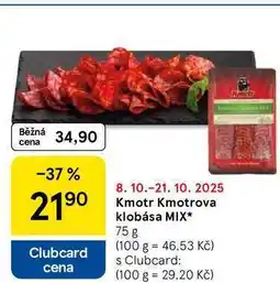 Tesco Kmotr Kmotrova klobása MIX, 75 g nabídka