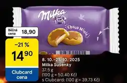 Tesco Milka Sušenky, 37.5 g nabídka