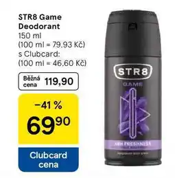 Tesco STR8 Game Deodorant, 150 ml nabídka