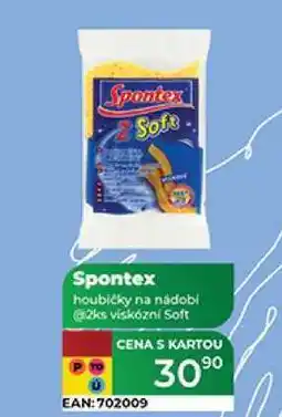 Tamda Foods Spontex houbičky na nádobí @2ks viskózni Soft nabídka