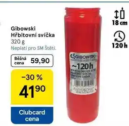 Tesco Gibowski Hřbitovní svíčka, 320 g nabídka