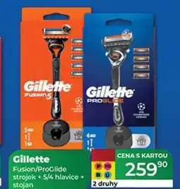 Tamda Foods Gillette Fusion/ProGlide strojek + 5/4 hlavice + stojan nabídka