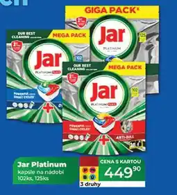 Tamda Foods Jar Platinum kapsle na nádobí 102ks, 125ks nabídka