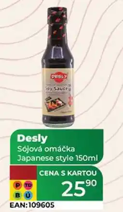 Tamda Foods Desly Sójová omáčka Japanese style 150ml nabídka