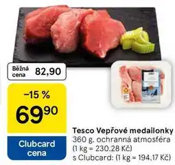 Tesco Tesco Vepřové medailonky, 360 g nabídka