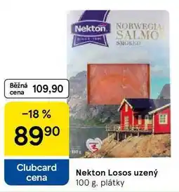 Tesco Nekton Losos uzený, 100 g. plátky nabídka