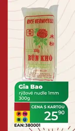 Tamda Foods Gia Bao rýžové nudle 1mm 300g nabídka