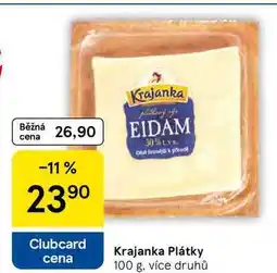 Tesco Krajanka Plátky, 100 g, více druhů nabídka