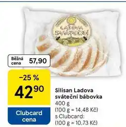 Tesco Silisan Ladova sváteční bábovka, 400 g nabídka