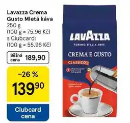 Tesco Lavazza Crema Gusto Mletá káva, 250 g nabídka