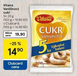 Tesco Vitana Vanilínový cukr, 5x 20 g nabídka