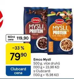 Tesco Emco Mysli, 500 g, více druhů nabídka