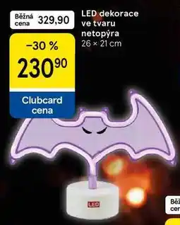 Tesco LED dekorace ve tvaru netopýra, 26 x 21 cm 23090 nabídka