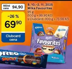 Tesco Milka Favourites, 95 g nabídka