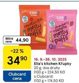 Tesco Ella's kitchen Křupky, 20 g nabídka
