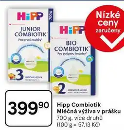 Tesco Hipp Combiotik Mléčná výživa v prášku, 700 g, více druhů nabídka