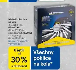 Tesco Michelin Poklice na kola 15, sada 4 ks nabídka