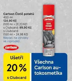 Tesco Carlson Čistič potahů, 400 ml nabídka