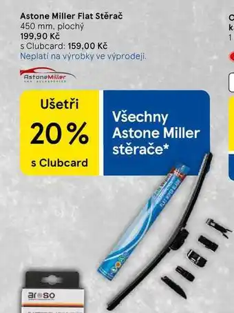 Tesco Astone Miller Flat Stěrač, 450 mm, plochý nabídka
