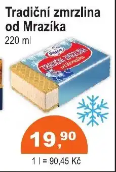 COOP DISKONT Tradiční zmrzlina od Mrazíka nabídka