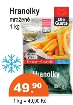COOP DISKONT Hranolky mražené nabídka