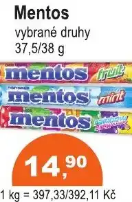 COOP DISKONT Mentos nabídka