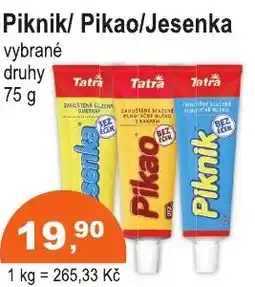 COOP DISKONT Tatra Piknik/ Pikao/Jesenka nabídka