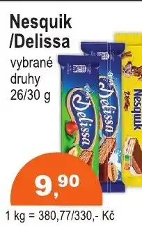 COOP DISKONT Nesquik /Delissa nabídka