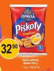 COOP DISKONT Opavia piškoty dětské nabídka