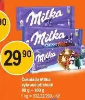 COOP DISKONT Čokoláda Milka nabídka