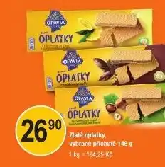 COOP DISKONT Zlaté oplatky nabídka