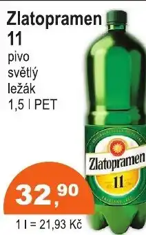 COOP DISKONT Zlatopramen 11 nabídka